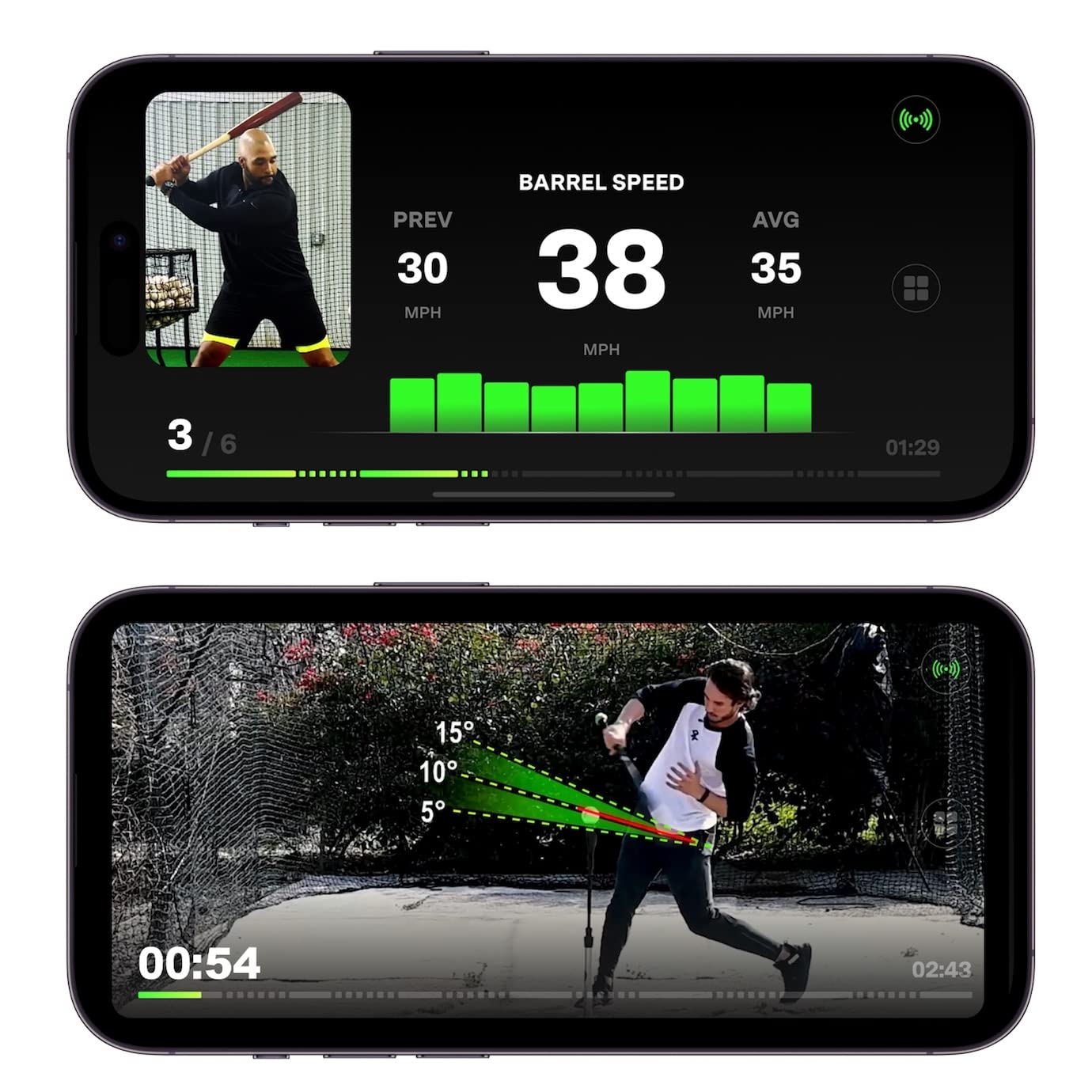 SwingTracker Bat Sensor and Swing Analyzer for Baseball and Softball with Included Subscription, Ideal for Youth, Teens, Teams, and Coaches