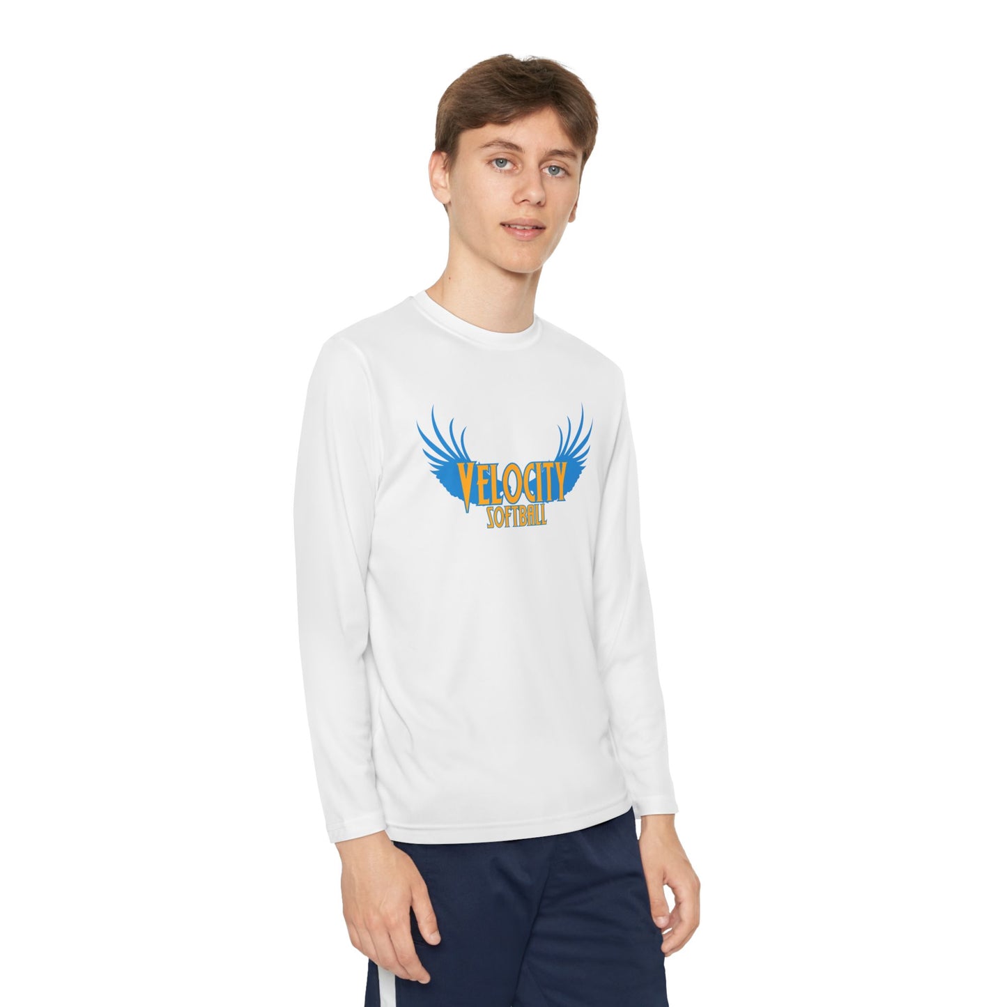 Youth Long Sleeve High Performance Softball Tee