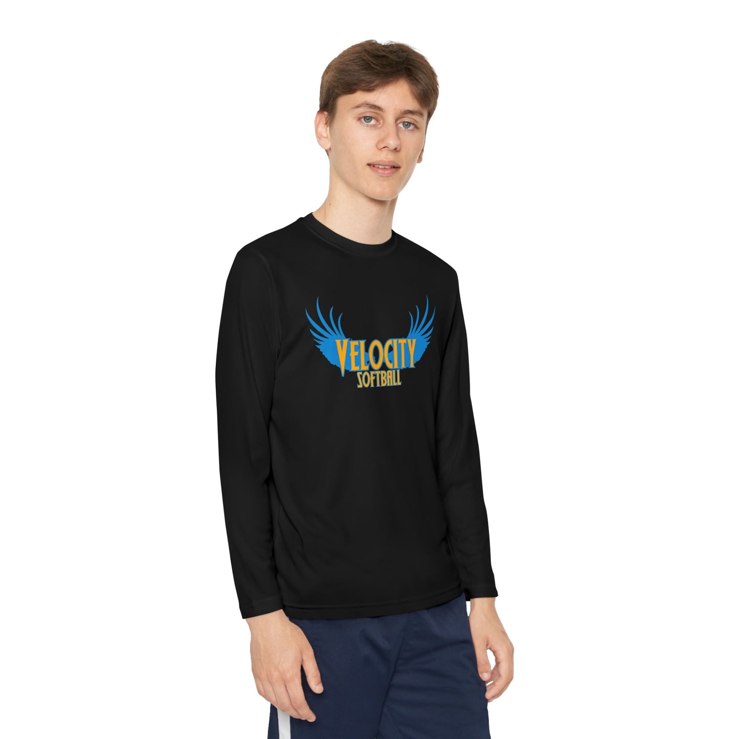 Youth Long Sleeve High Performance Softball Tee