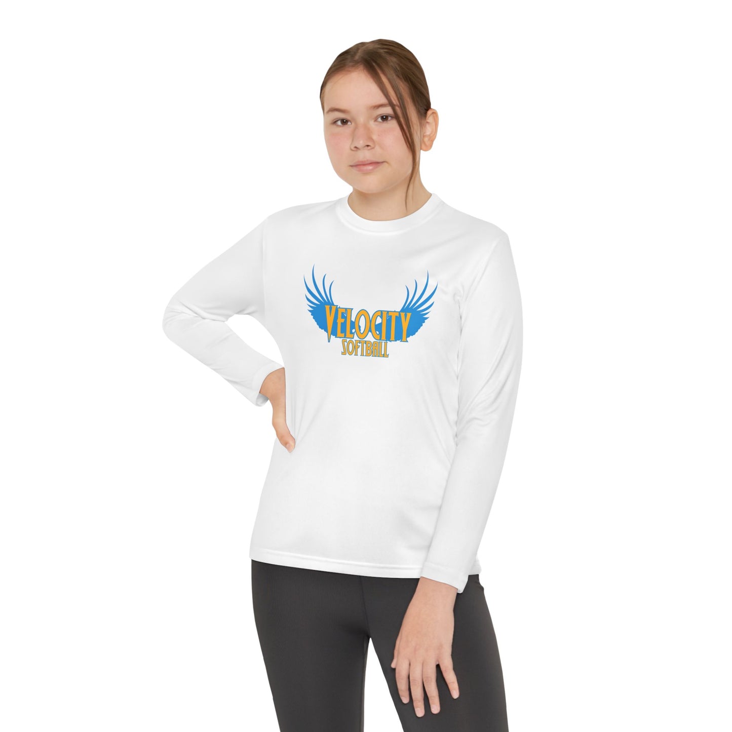 Youth Long Sleeve High Performance Softball Tee