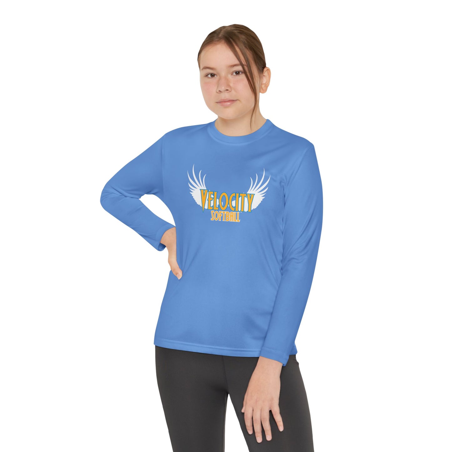 Youth Long Sleeve High Performance Softball Tee