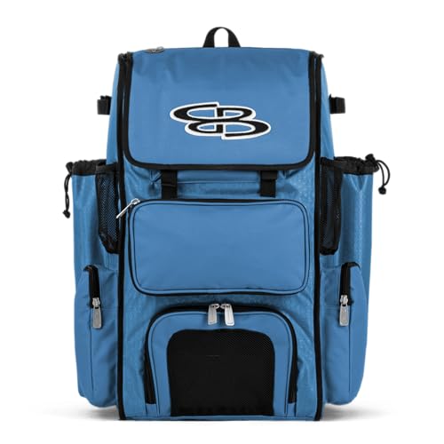 Boombah Superpack Bat Pack -Backpack Version (no wheels) - Holds up to 4 Bats - For Baseball or Softball