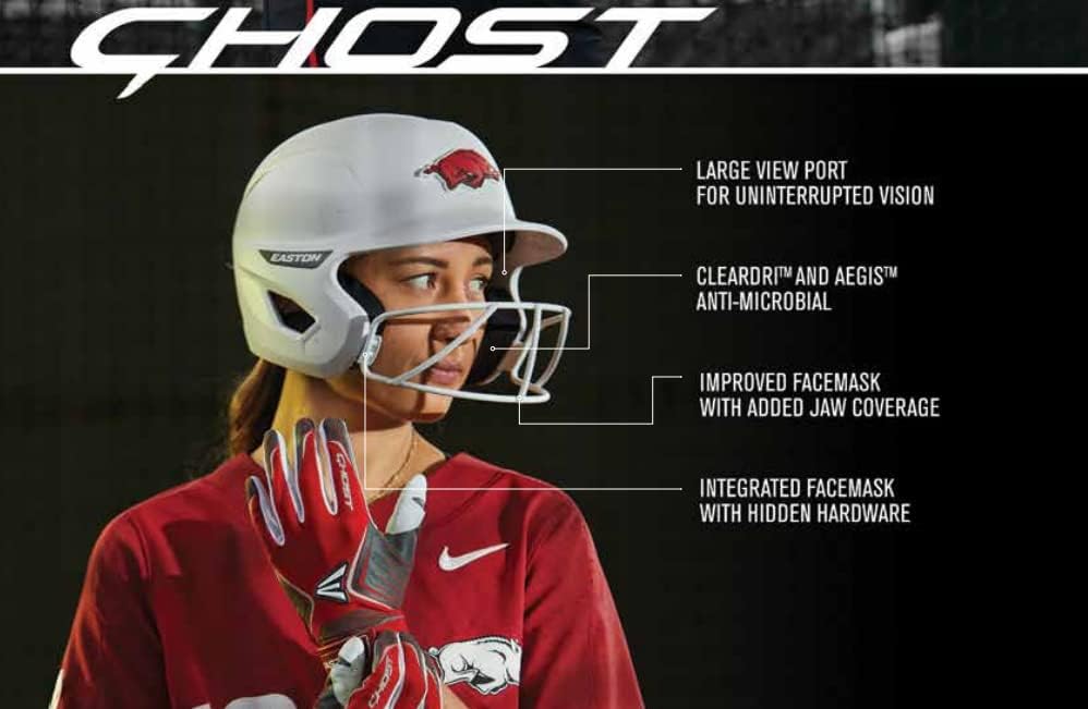 Easton | Ghost Batting Helmet with Mask | Fastpitch Softball | Matte