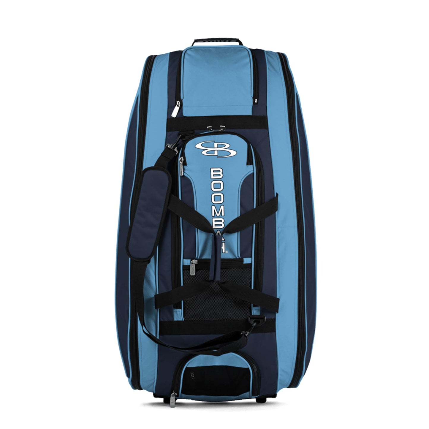 Boombah Beast Rolling Bat Bag - 40" x 14" x 13" - Multiple Color Options - Holds 8 Bats, Glove and Shoe Compartments