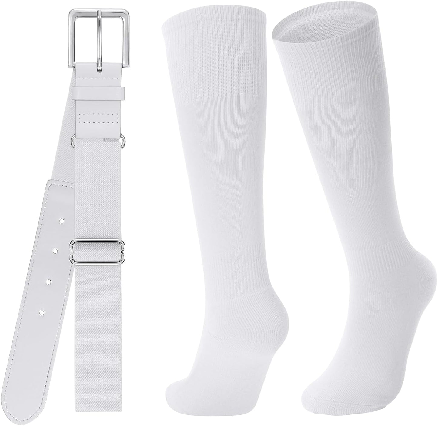 JASGOOD - Baseball/Softball Socks and Belt for Youth