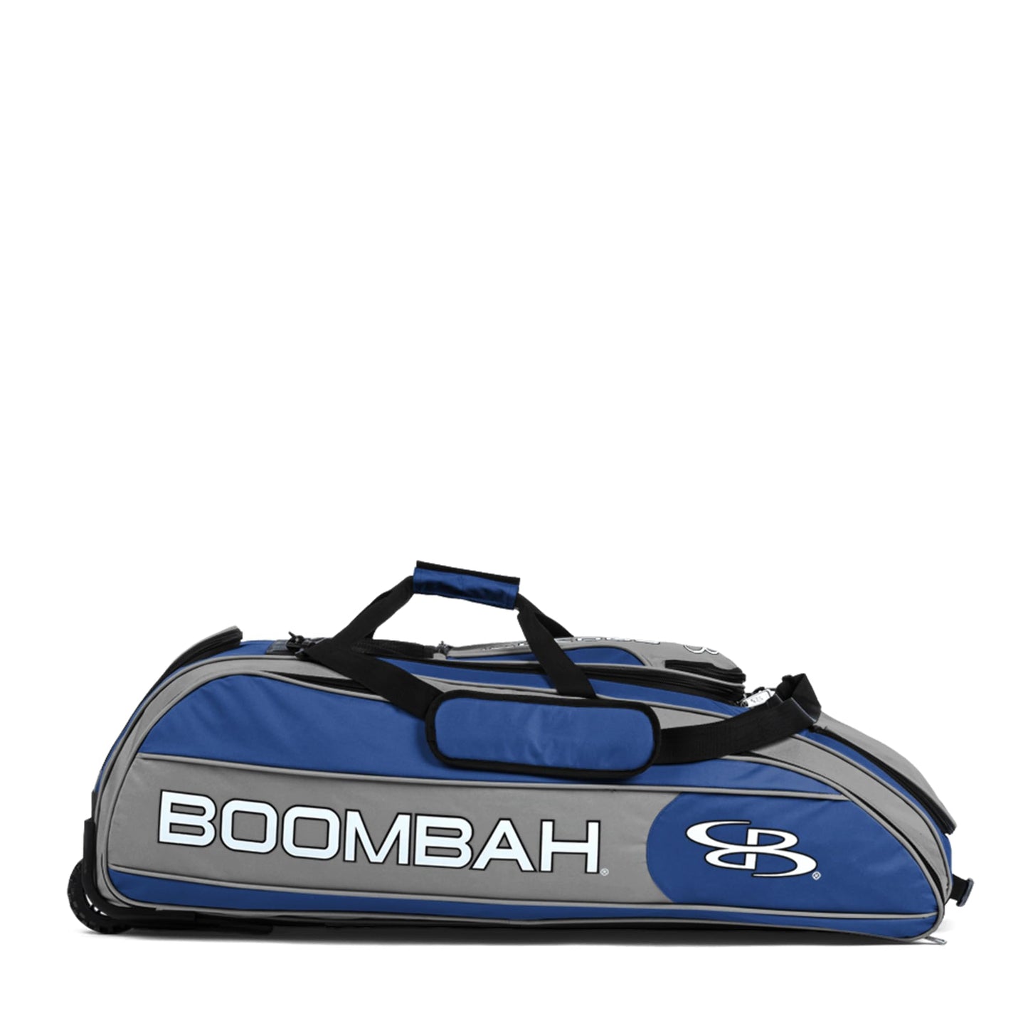 Boombah Beast Rolling Bat Bag - 40" x 14" x 13" - Multiple Color Options - Holds 8 Bats, Glove and Shoe Compartments