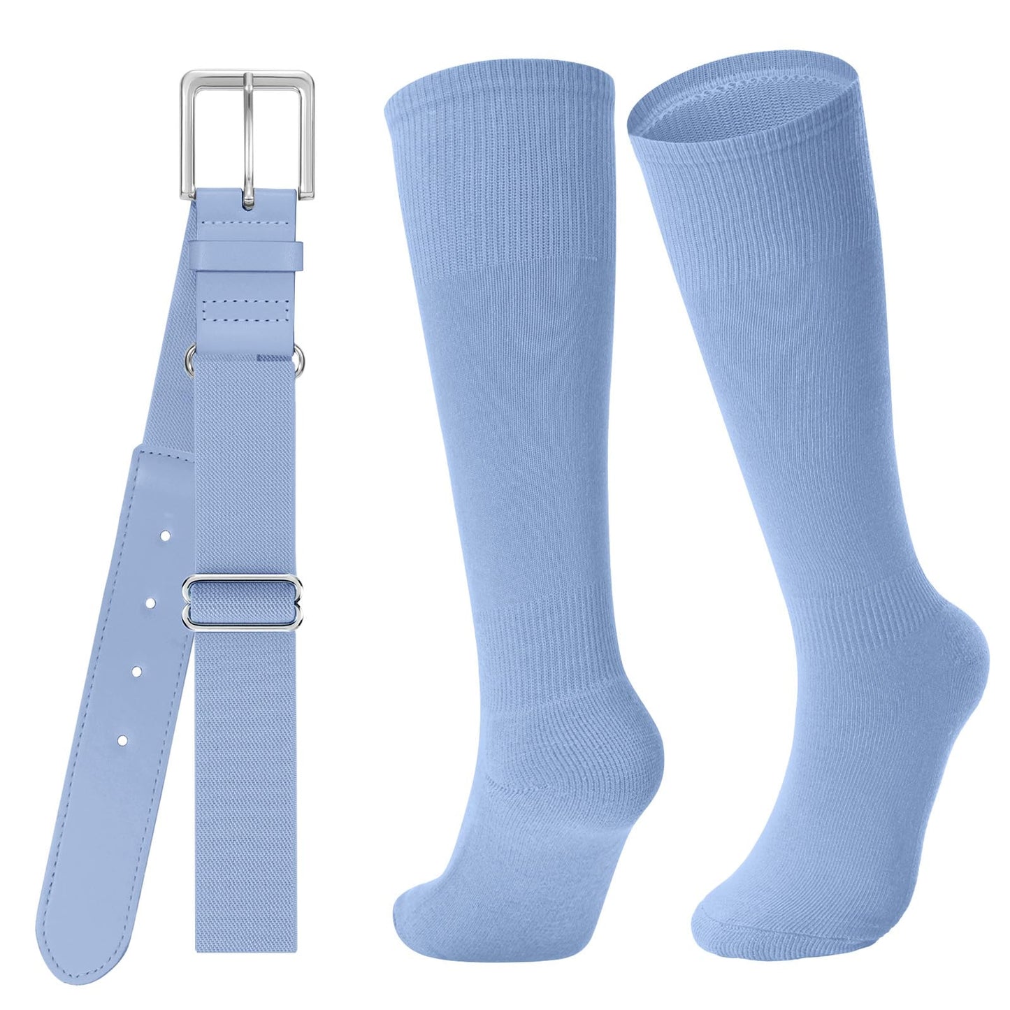 JASGOOD - Baseball/Softball Socks and Belt for Youth