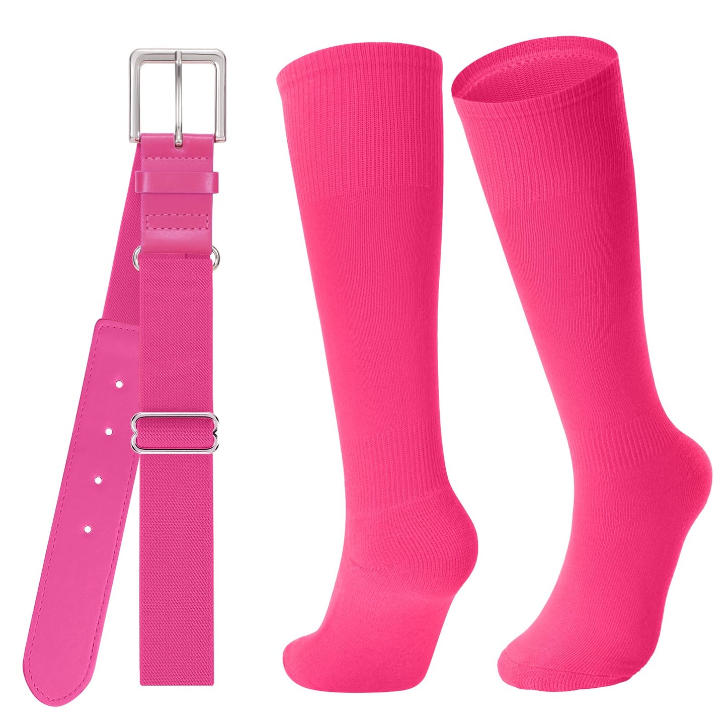 JASGOOD - Baseball/Softball Socks and Belt for Youth