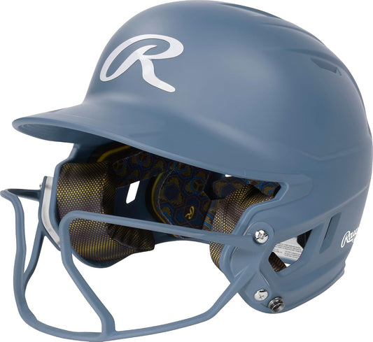 Rawlings | MACH HI-VIZ Fastpitch Softball Batting Helmet | Face Guard Attached