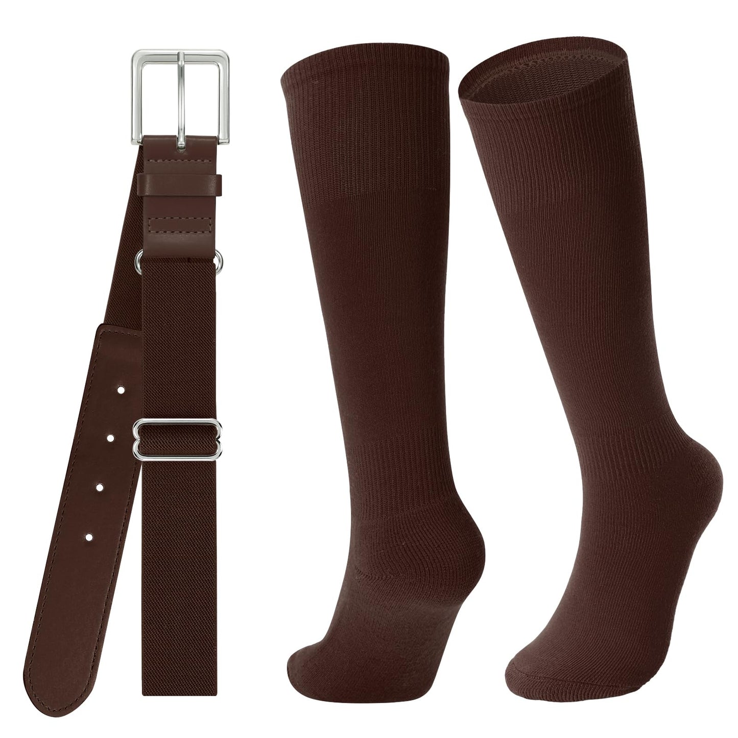 JASGOOD - Baseball/Softball Socks and Belt for Youth