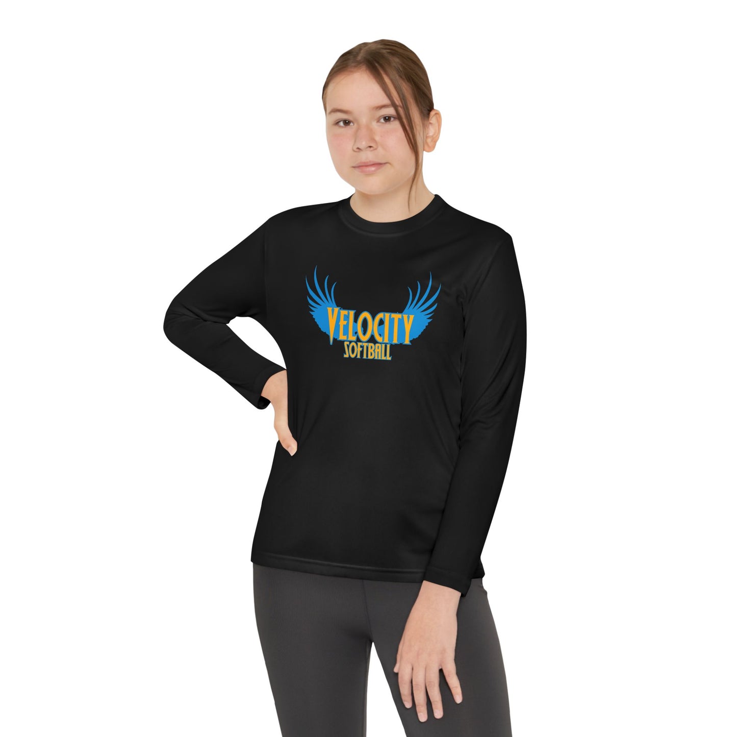 Youth Long Sleeve High Performance Softball Tee