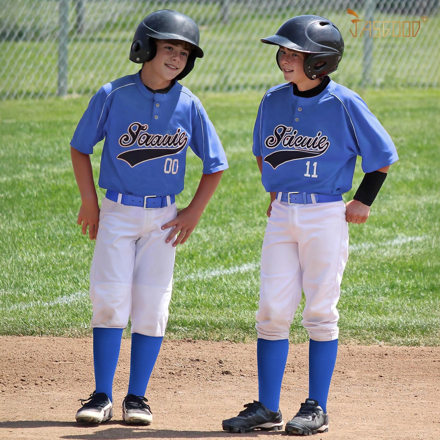 JASGOOD - Baseball/Softball Socks and Belt for Youth